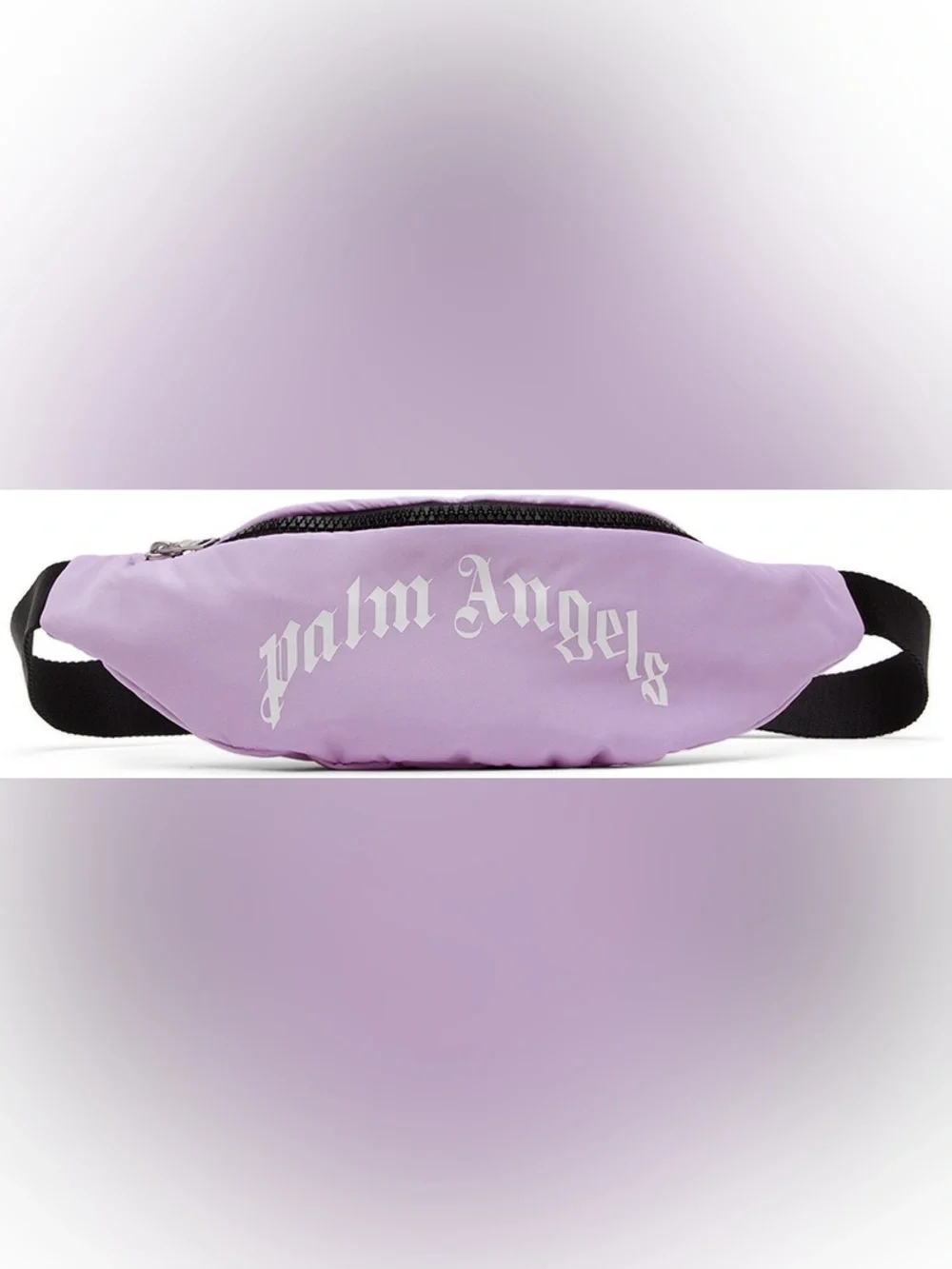 Palm Angels Kids Purple Curved Pouch